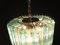 Lámparas de araña con prismas de cristal de Murano, años 90. Juego de 2, Imagen 19