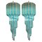 Murano Crystal Prism Chandeliers, 1990s, Set of 2, Image 1