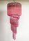 Murano Pink Prism Chandelier, 1990s, Image 5