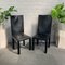 Black Leather Arcalla Chairs by Paolo Piva for B&B Italia, 1990s, Set of 2 1
