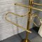 Vintage Brass and Messing Towel Stand, 1980s 6