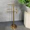 Vintage Brass and Messing Towel Stand, 1980s 8