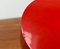Portasigarette Mid-Century in plastica rossa con coperchio, anni '60, Immagine 16