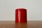 Caja de cigarrillos Mid-Century de plástico rojo con tapa, años 60, Imagen 17