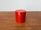 Caja de cigarrillos Mid-Century de plástico rojo con tapa, años 60, Imagen 1