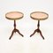 Antique Style Marble Top Wine Tables, 1930, Set of 2 2