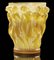 Yellow Amber Bacchante Vase by René Lalique, 1927, Image 1