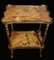 Napoleon III Occasional Coffee Table with Painted Tops and Gold Legs, 1860s 3