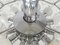 Italian Glass and Chromed Plate Ceiling Lamp, 1970s, Image 14