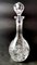 Biedermeier Bohemian Hand-Cut and Ground Crystal Liquor Bottle, 1910s 2