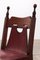 Spanish Saddle Leather Chairs, 1980s, Set of 4 8