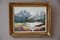 Pierre Wilnay, Mountain Landscape, Oil Painting on Canvas, Framed 1