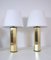 Swedish Hexagonal Brass Table Lamps by Hans Agne Jakobsson for Hans Agne Jakobsson Ab, 1960s, Set of 2, Image 2