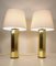 Swedish Hexagonal Brass Table Lamps by Hans Agne Jakobsson for Hans Agne Jakobsson Ab, 1960s, Set of 2, Image 6