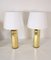 Swedish Hexagonal Brass Table Lamps by Hans Agne Jakobsson for Hans Agne Jakobsson Ab, 1960s, Set of 2 5