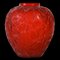 Rot getönte Sittich Vase von René Lalique, 1919 6