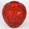 Red Tinted Parakeet Vase by René Lalique, 1919, Image 3
