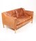 Danish Tan Leather Sofa, 1980s 3