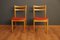 Scandinavian Teak and Skai Dining Chairs, 1960s, Set of 4 11