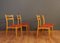 Scandinavian Teak and Skai Dining Chairs, 1960s, Set of 4, Image 6