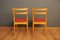 Scandinavian Teak and Skai Dining Chairs, 1960s, Set of 4 5