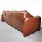 Maralunga 3-Seater Sofa in Leather Vico Magistretti for Cassina, 1973 5