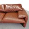 Maralunga 2-Seater Sofa in Leather by Vico Magistretti for Cassina, 1973 5
