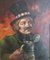 I. Tomig, L'homme et la chope de bière, Oil on Canvas, Framed 1