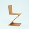 Sedia Z Zig Zag in frassino di Gerrit Thomas Rietveld, anni '70, Immagine 2