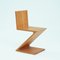 Chaise Z Zig Zag en Frêne par Gerrit Thomas Rietveld, 1970s 1