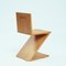 Chaise Z Zig Zag en Frêne par Gerrit Thomas Rietveld, 1970s 4