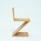 Sedia Z Zig Zag in frassino di Gerrit Thomas Rietveld, anni '70, Immagine 5