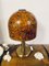 Bunte orangefarbene Mushroom Lampe von Peill & Putzler, 1970er 5