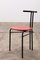 Postmodern Dining Table Chairs with Red Seat, 1990s, Set of 6 6