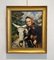 Alberto Cecconi, Vieille femme et son âne, Oil on Canvas, Framed 2
