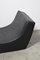 Black Leather Chaise Longue from Viccarbe, Spain 2