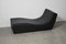 Chaise Longue en Cuir Noir de Viccarbe, Espagne 3