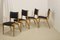 Scandinavian Chairs in Curved Wood, 1960s, Set of 4, Image 10