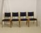 Scandinavian Chairs in Curved Wood, 1960s, Set of 4, Image 8