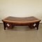 Large Art Deco Mahogany Presidential Desk with Leather Top, Image 2