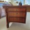 Large Art Deco Mahogany Presidential Desk with Leather Top 5