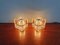 Ice Cube Table Lamps in Transparent Glass from Peill & Putzler, 1970s, Set of 2 1
