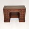 Victorian Leather Top Knee Hole Desk, 1860s 2