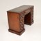 Victorian Leather Top Knee Hole Desk, 1860s 3