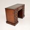 Victorian Leather Top Knee Hole Desk, 1860s, Image 3