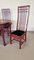 Mahogany Dining Table Set with Chairs, Set of 5 7