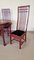 Mahogany Dining Table Set with Chairs, Set of 5, Image 7