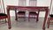 Mahogany Dining Table Set with Chairs, Set of 5, Image 6