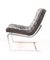 Danish Leather and Steel Lounge Chair, 1970s, Image 2