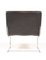Danish Leather and Steel Lounge Chair, 1970s, Image 5